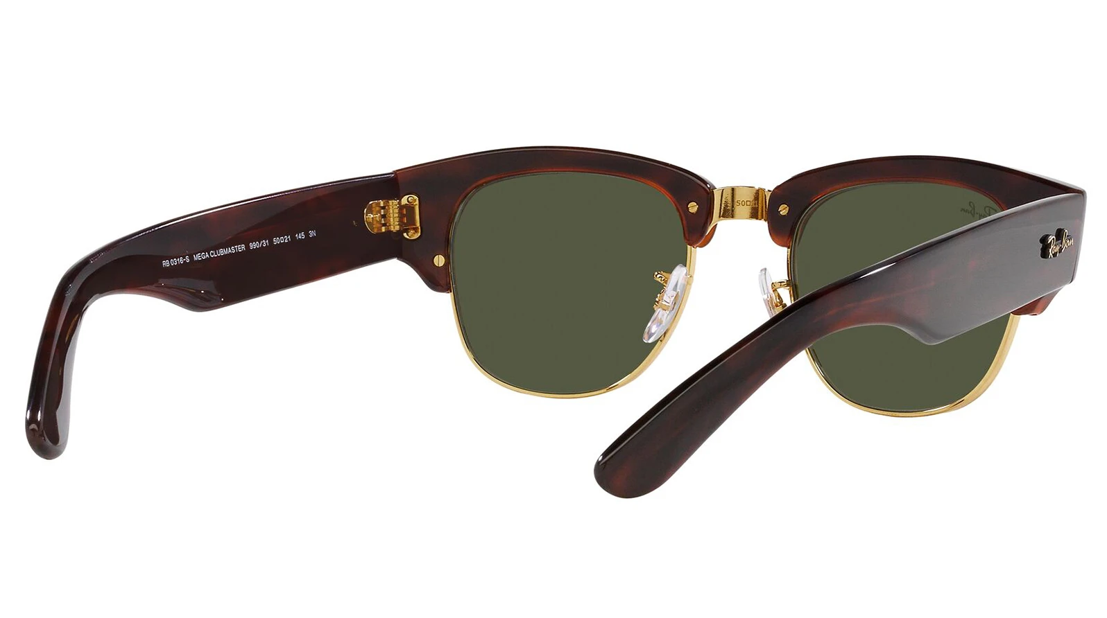 Солнцезащитные очки Ray-Ban Mega Clubmaster RB 0316S 990/31 оригинальный размер фото 3
