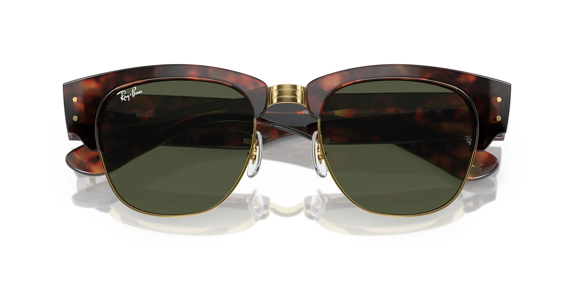 Солнцезащитные очки Ray-Ban Mega Clubmaster RB 0316S 990/31 оригинальный размер фото 5