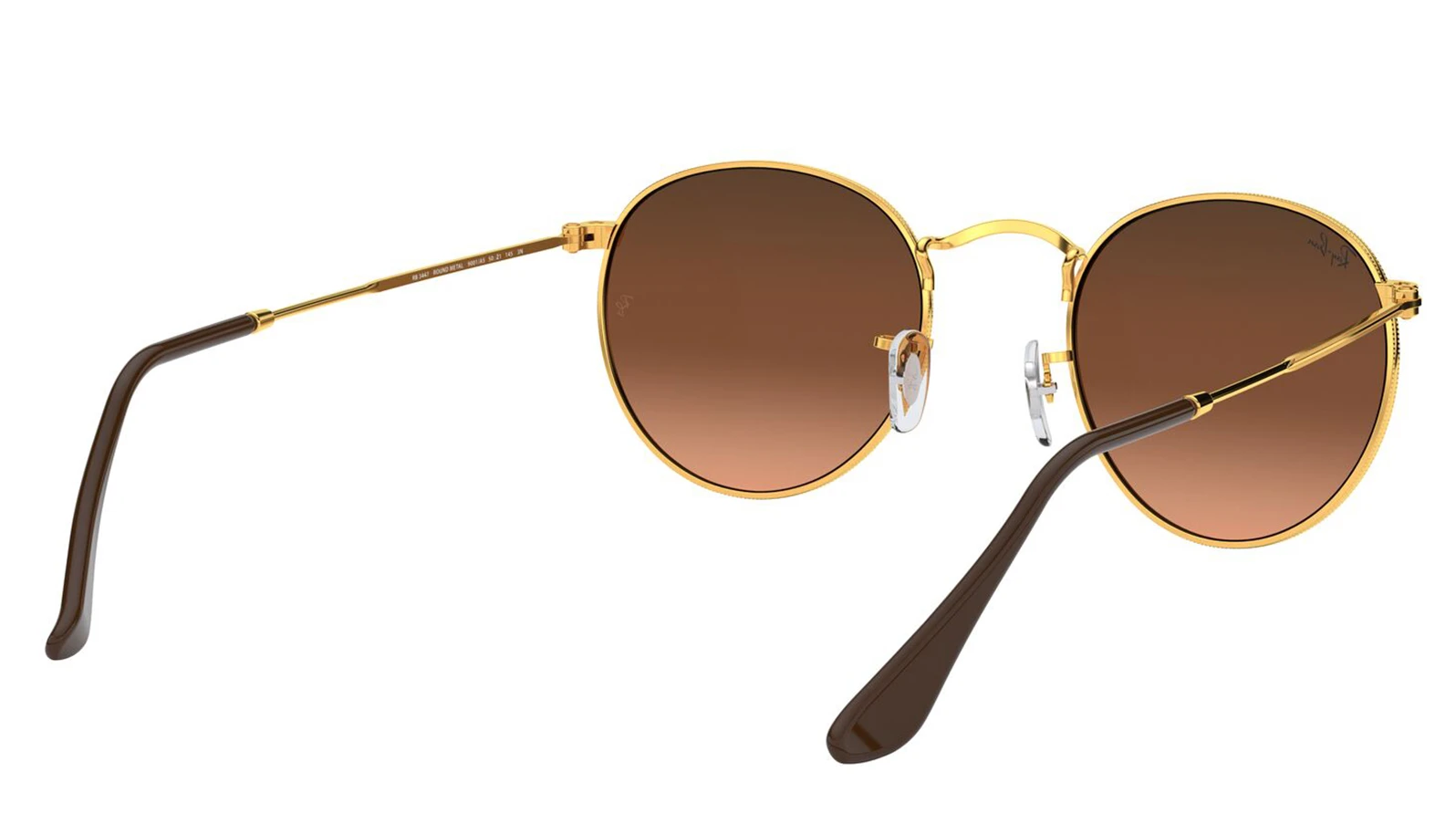 Очки Ray-Ban Round Metal RB 3447 9001A5 оригинальный размер фото 3