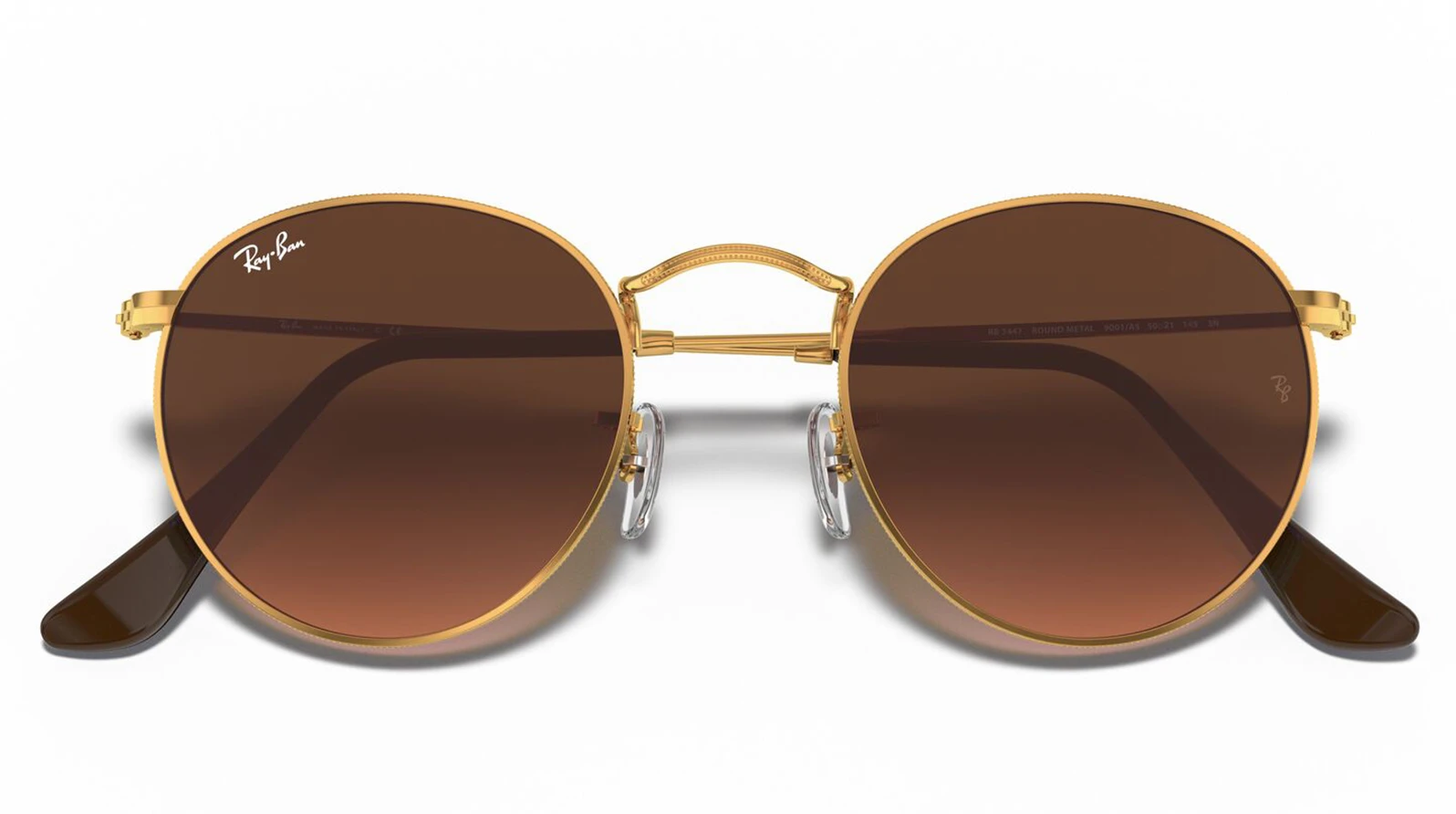 Очки Ray-Ban Round Metal RB 3447 9001A5 оригинальный размер фото 5