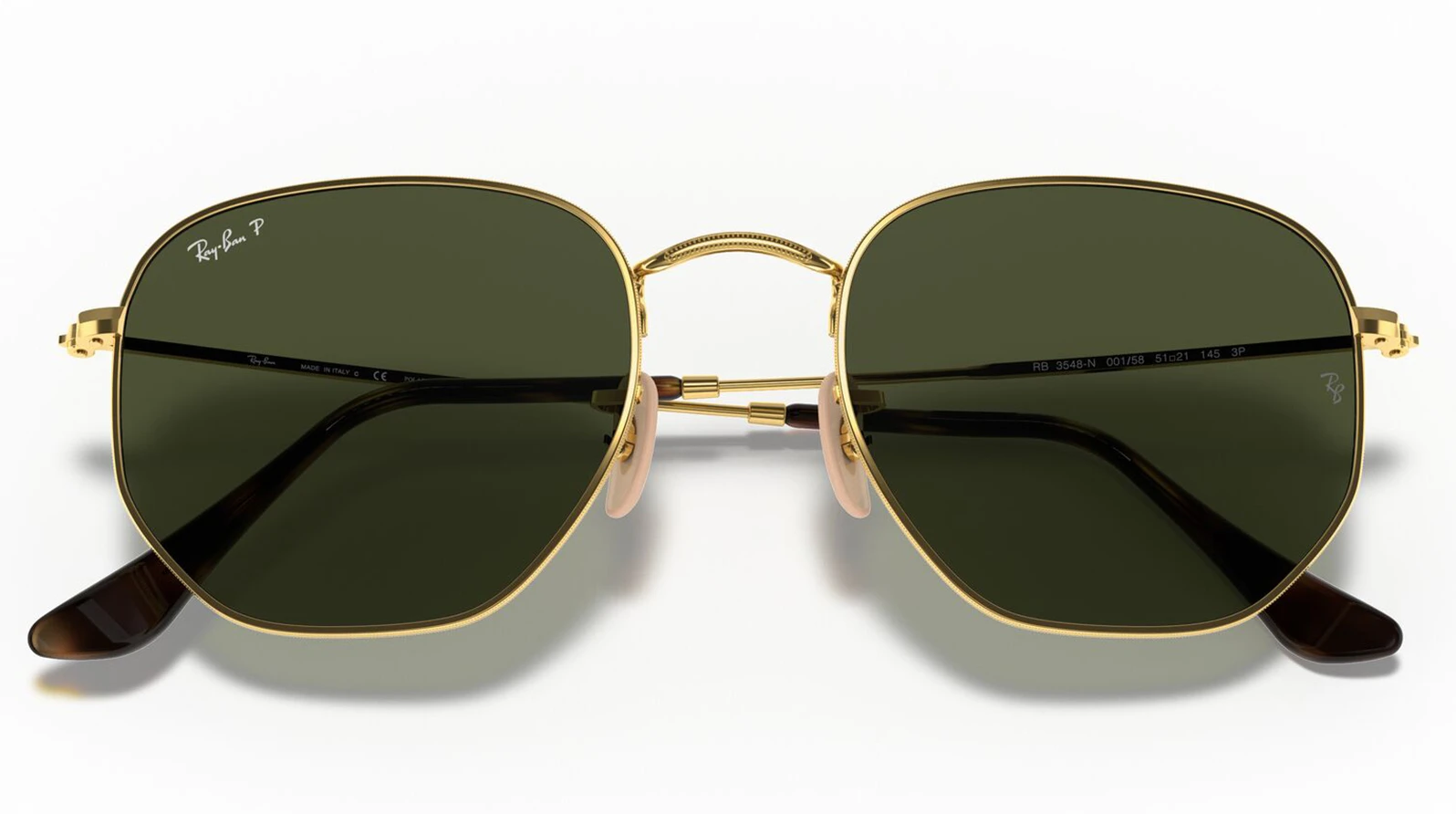 Мужские солнцезащитные очки Ray-Ban Hexagonal RB 3548N 001/58 оригинальный размер фото 5
