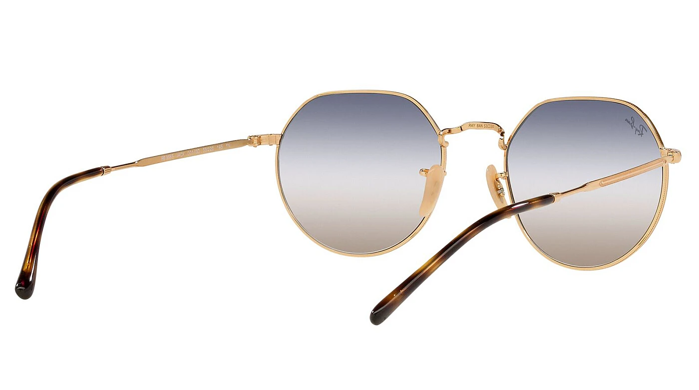 Мужские солнцезащитные очки Ray-Ban Jack RB 3565 001/GD фото 3