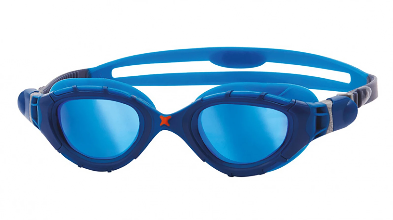 Спортивные очки Очки для плавания ZOGGS Predator Flex Titanium  (синий/синий (BLBLMBL), Regular) оригинальный размер фото 1