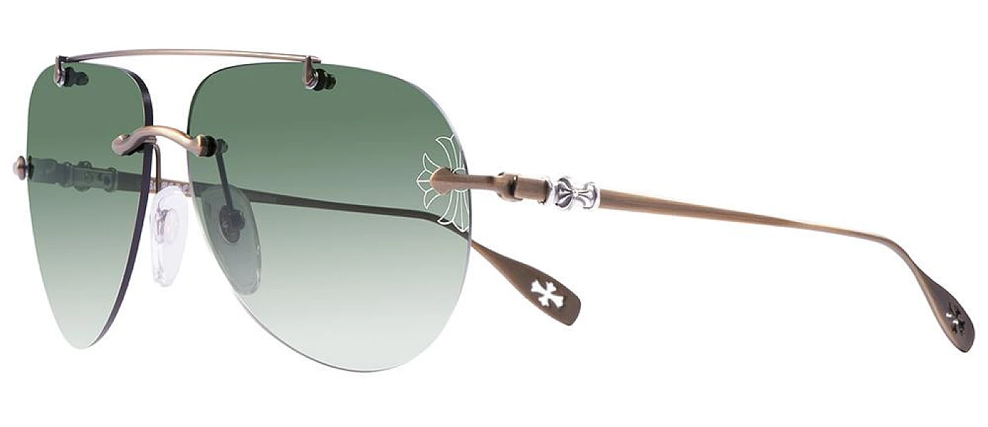 Мужские солнцезащитные очки Chrome Hearts Stains V OG фото 1