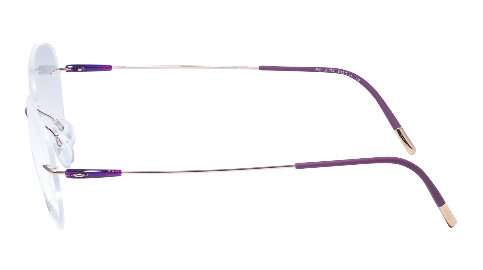 Оправа для очков для зрения Silhouette Dynamics Colorwave 5500 BB 7530 оригинальный размер фото 4