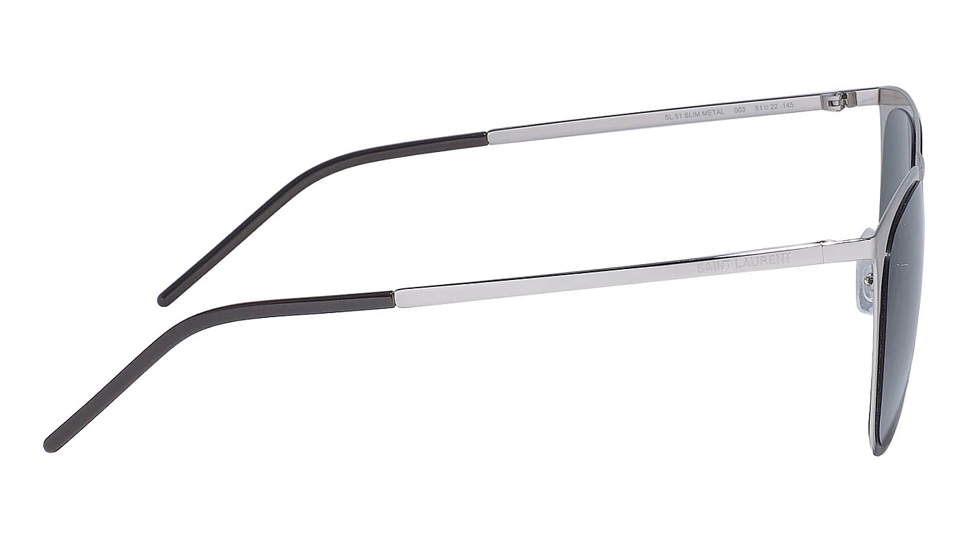 Солнцезащитные очки Saint Laurent 51 SLIM METAL 003 Унисекс фото 3
