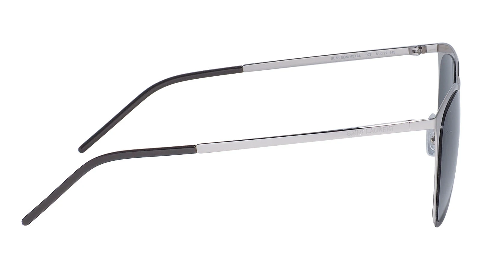 Солнцезащитные очки Saint Laurent 51 SLIM METAL 003 Унисекс оригинальный размер фото 3