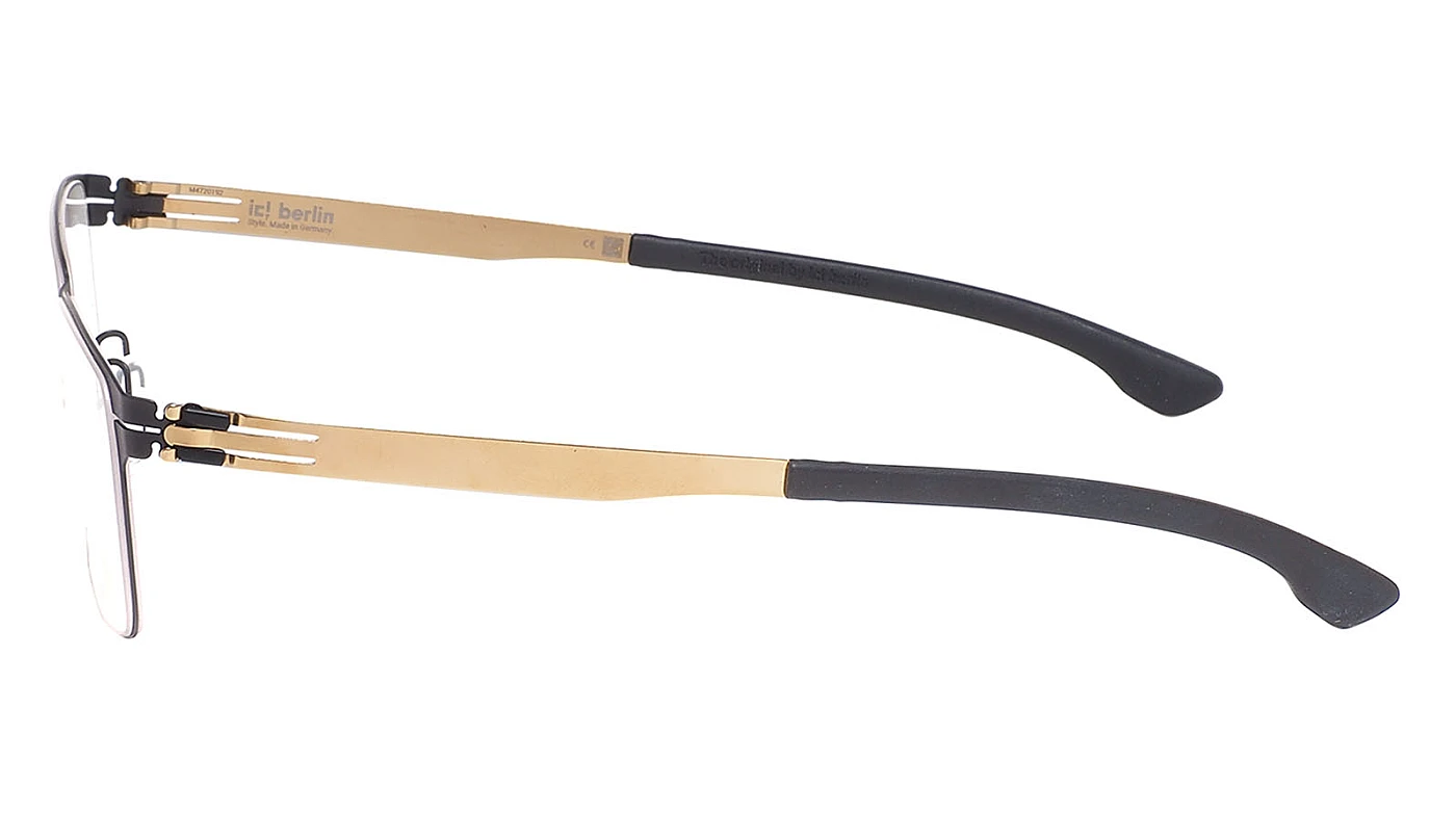 Оправа для очков для зрения Ic! Berlin Toru N. SE Black Matt-Gold фото 4