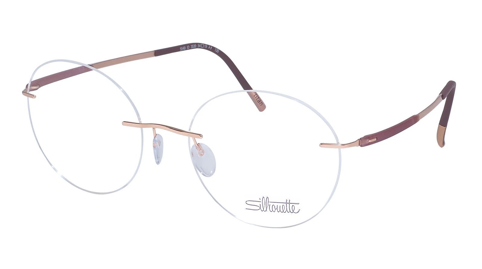 Оправа для очков для зрения Silhouette TitanDynamics Contour 5540 IO 3530 оригинальный размер фото 1